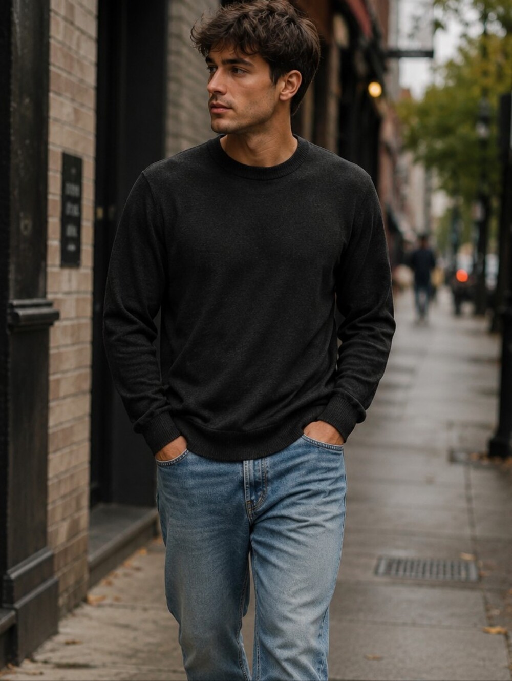 Murano Italia Black Sweater